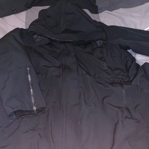 Black winter coat